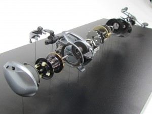 fishing reel display model