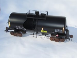 railroad tank car model