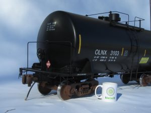 railroad tank car model