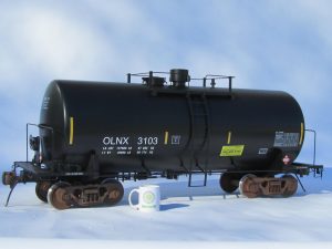 railroad tank car model